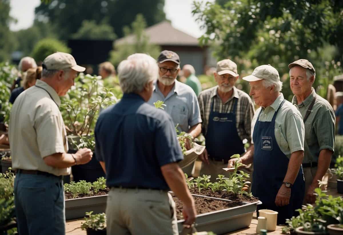 Gardeners of various ages tend to gather around educational resources and community involvement activities