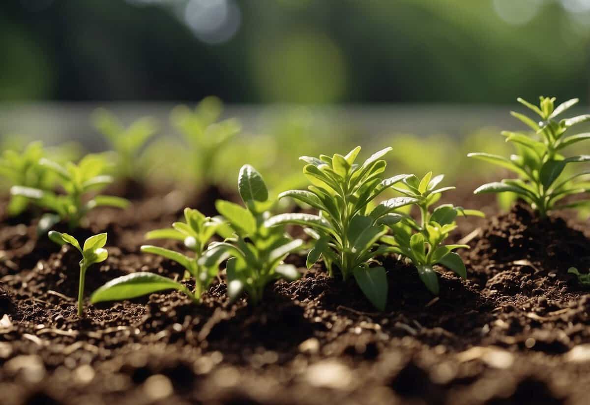 Plants thriving in acidic soil, avoiding tea leaves