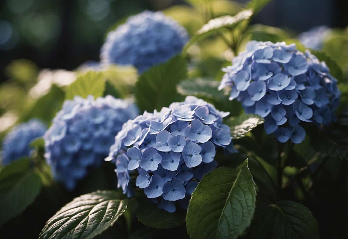 Wilted hydrangeas perk up as boiling water revives them, illustrating the science behind this phenomenon