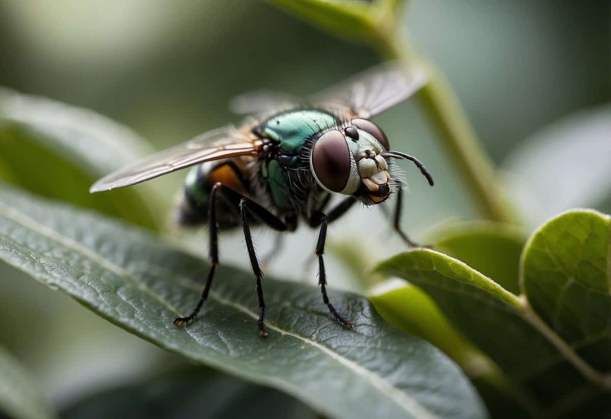 Flies avoid strong smells like peppermint and eucalyptus