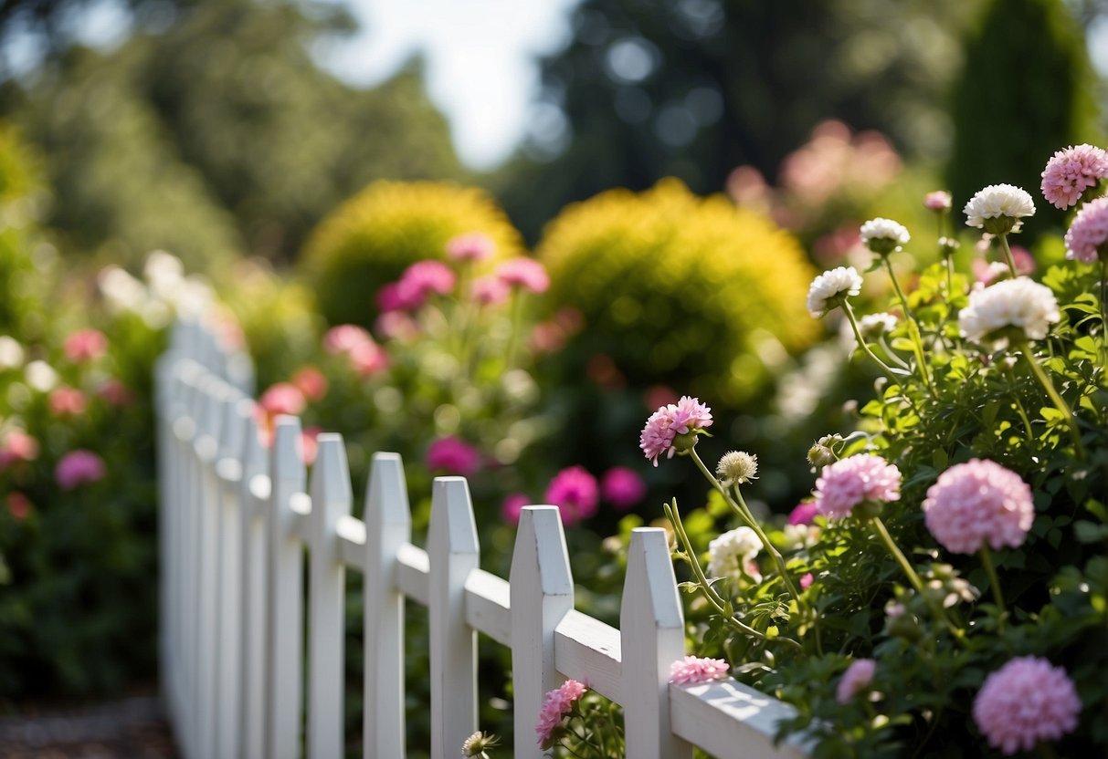 White Fence Garden Ideas: Charming Ways to Beautify Your Yard