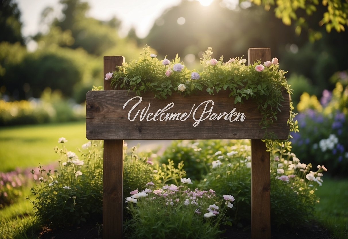 Welcome to My Garden Sign Ideas: Creative and Charming Inspirations