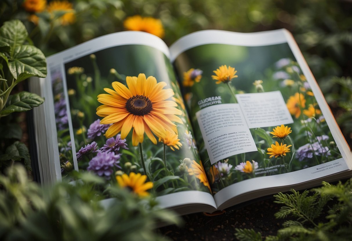 Vibrant flowers and lush greenery fill the pages of Country Gardens magazine, showcasing the best garden ideas