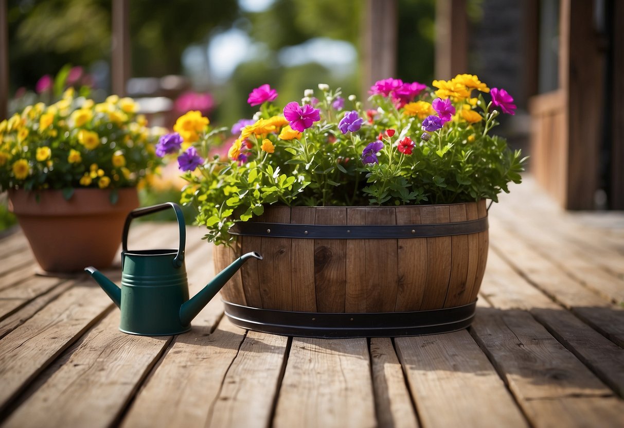 Oak Barrel Garden Ideas: Creative Ways to Enhance Your Outdoor Space