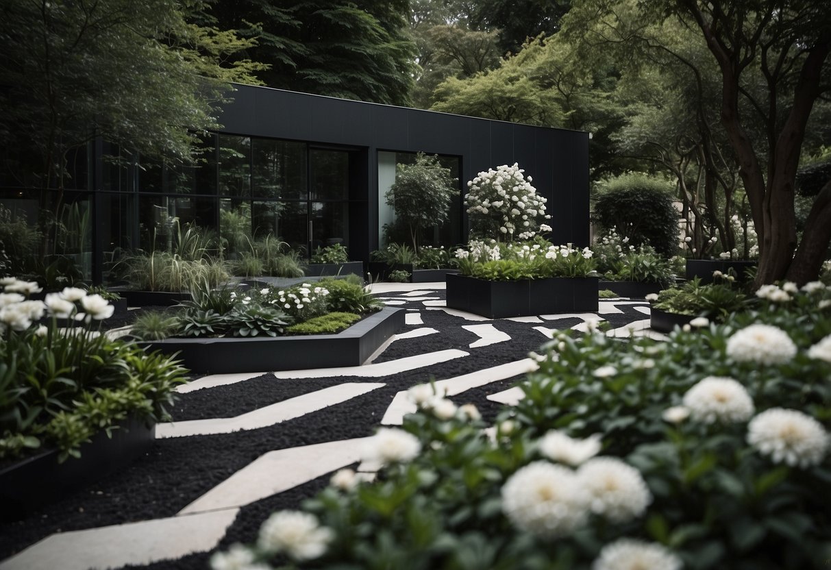 Black and White Garden Ideas: Creating Timeless Elegance