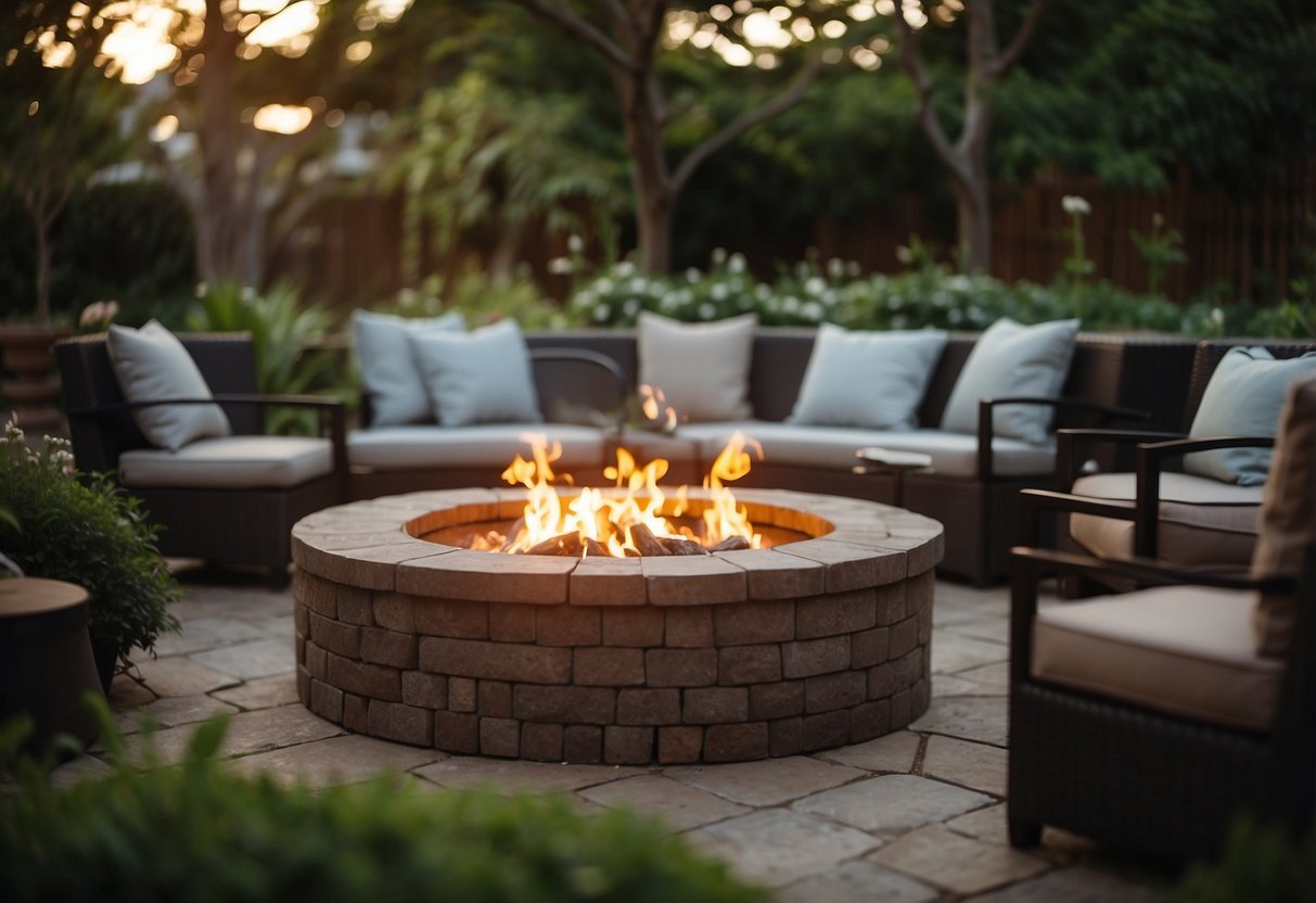 Garden Fire Pit Seating Areas Ideas: Cozy Spots for Relaxing Evenings