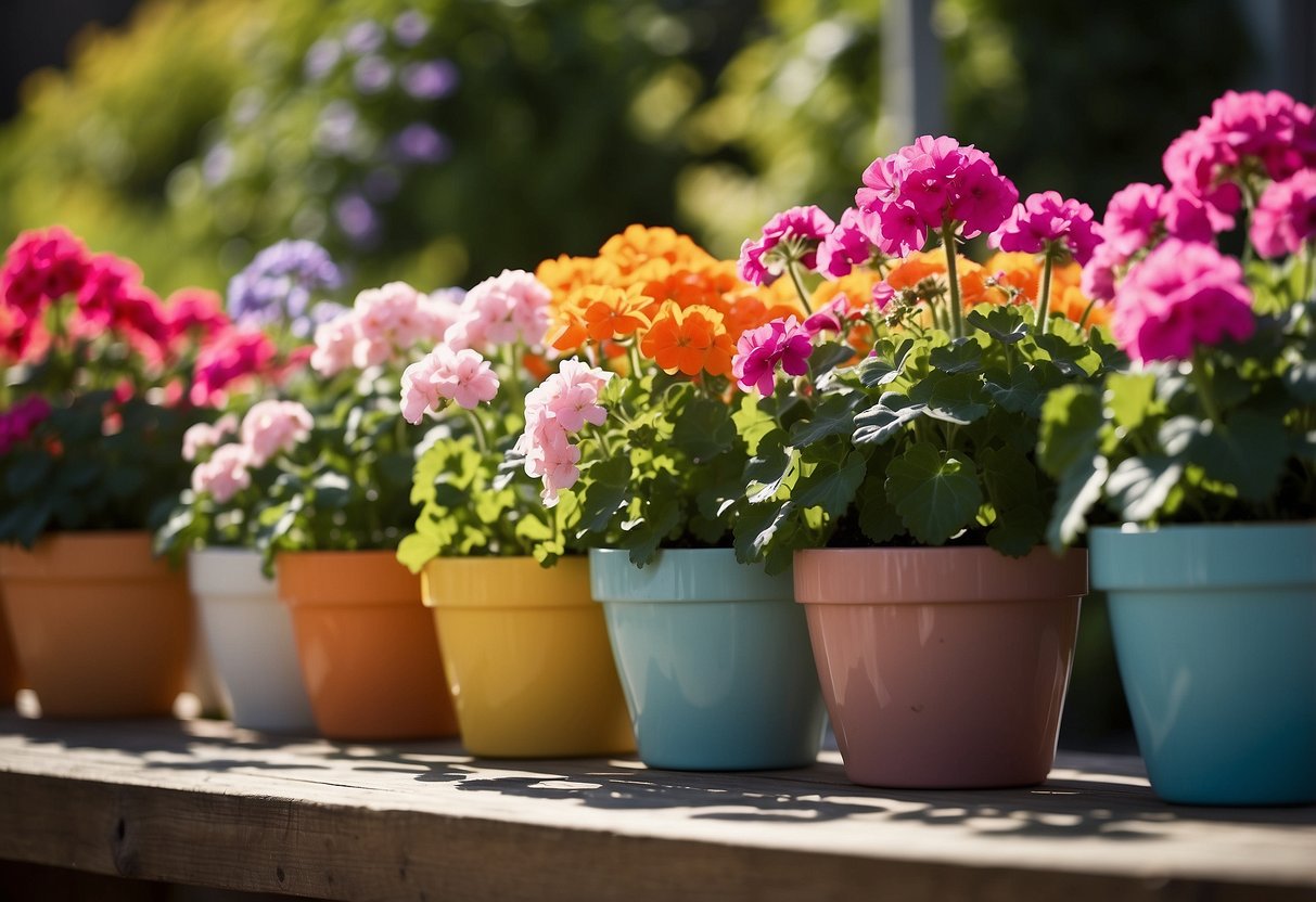 Container Garden Ideas with Geraniums: Creative Tips for Colorful Blooms