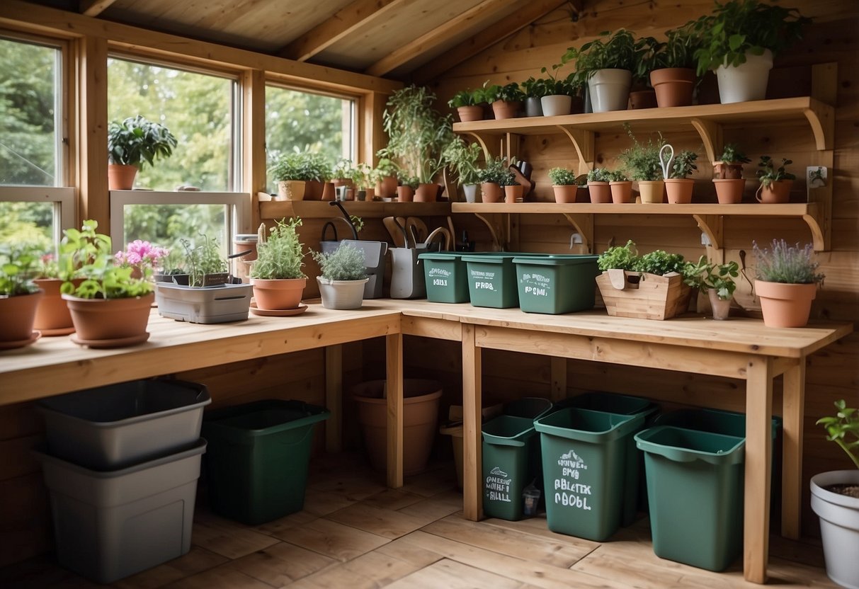 Garden Shed Organization Ideas with Potting Tables: Simple Tips for a Neat Space