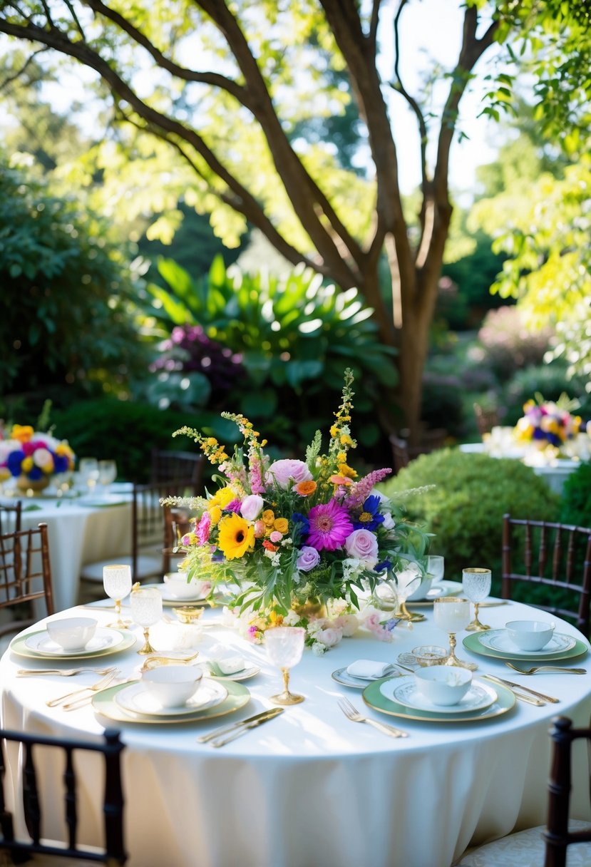 Garden Party Round Table Styling Ideas for a Charming Outdoor Gathering Garden Party Round Table Styling Ideas for a Charming Outdoor Gathering