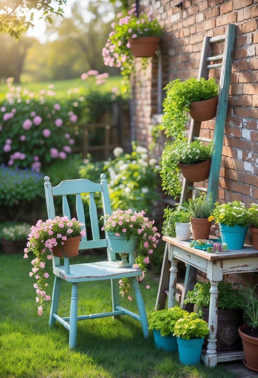 DIY Old Furniture Garden Ideas to Refresh Your Outdoor Space with 25 Creative Projects DIY Old Furniture Garden Ideas to Refresh Your Outdoor Space with 25 Creative Projects